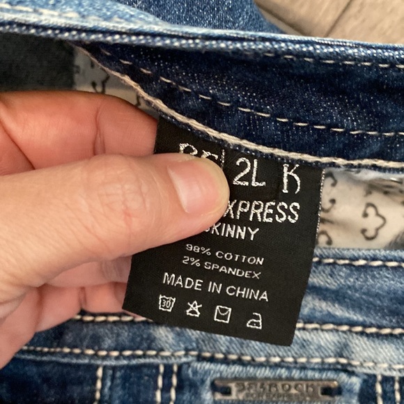 Rerock for Express Jeans Skinny Jeans Womens Size 2L - Picture 6 of 14